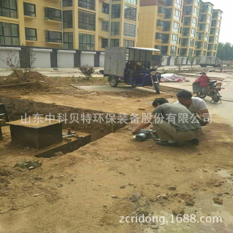 濟寧鄒城某新建居民住宅小區(qū)生活污水處理設備安裝調(diào)試指導現(xiàn)場