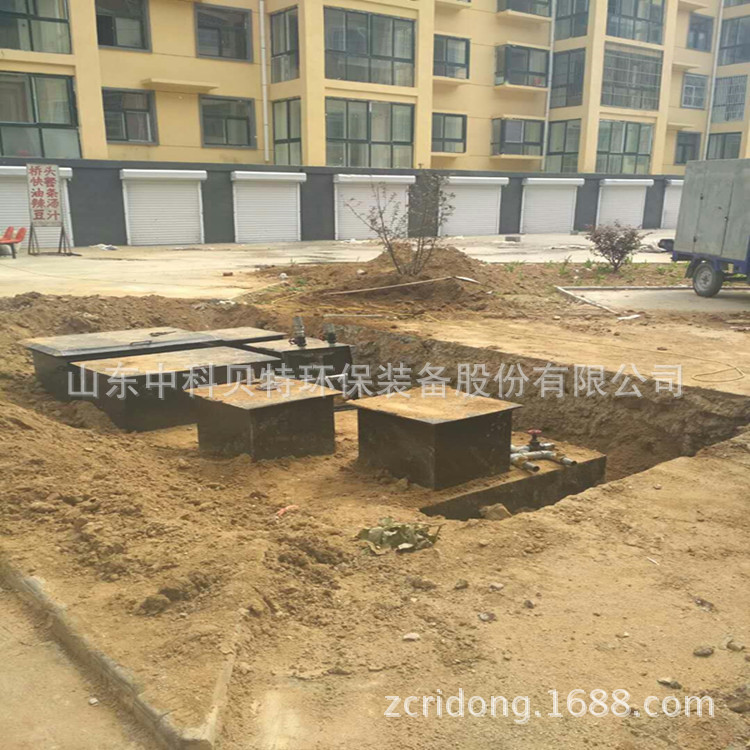 濟寧鄒城某新建居民住宅小區(qū)生活污水處理設備安裝調(diào)試指導現(xiàn)場